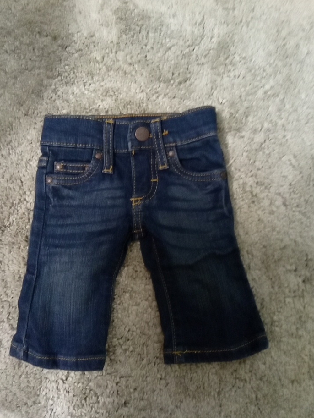 Wrangler Dark Blue Denim Kids Shorts